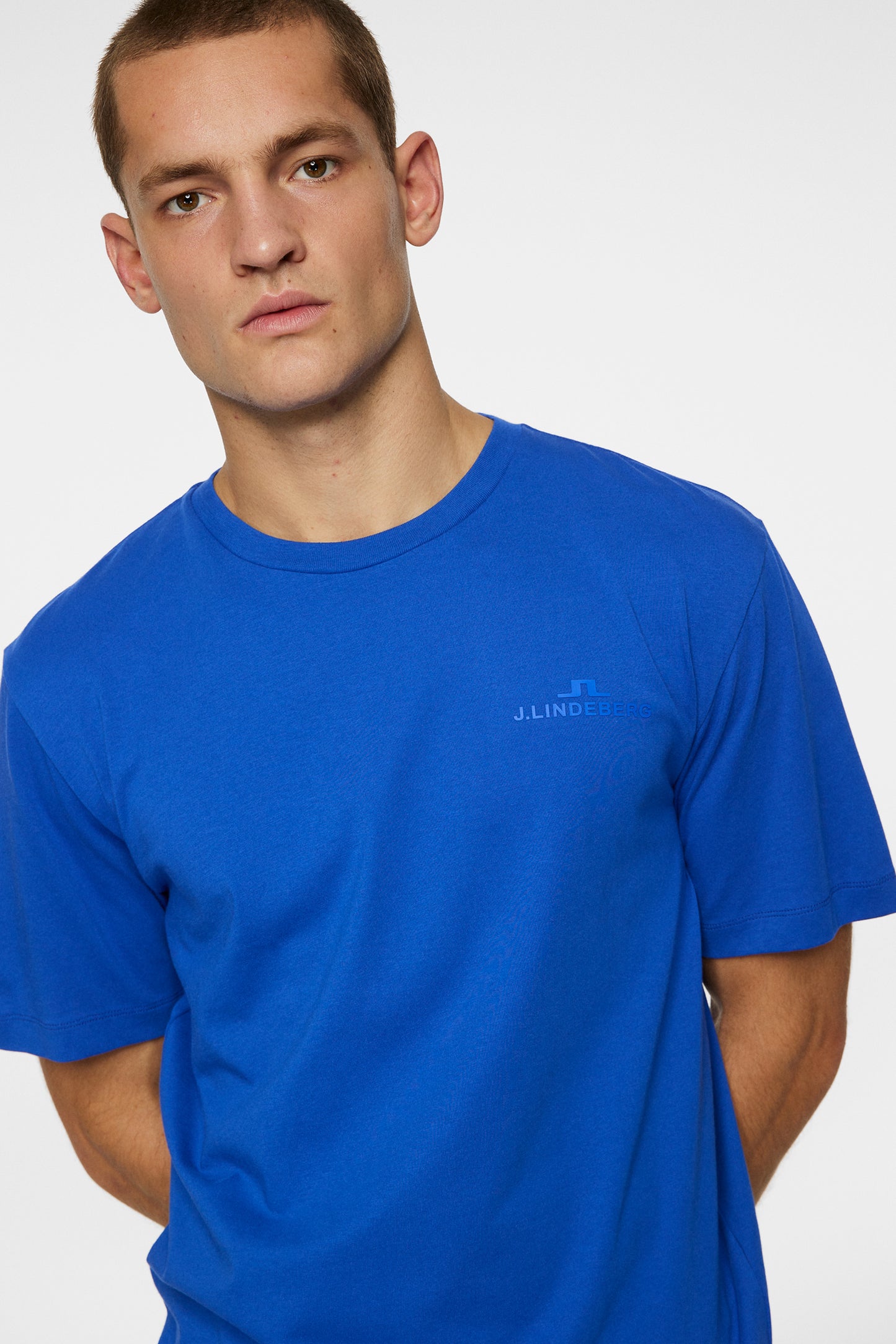 Alpha T-shirt in Club Blue by J.Lindeberg