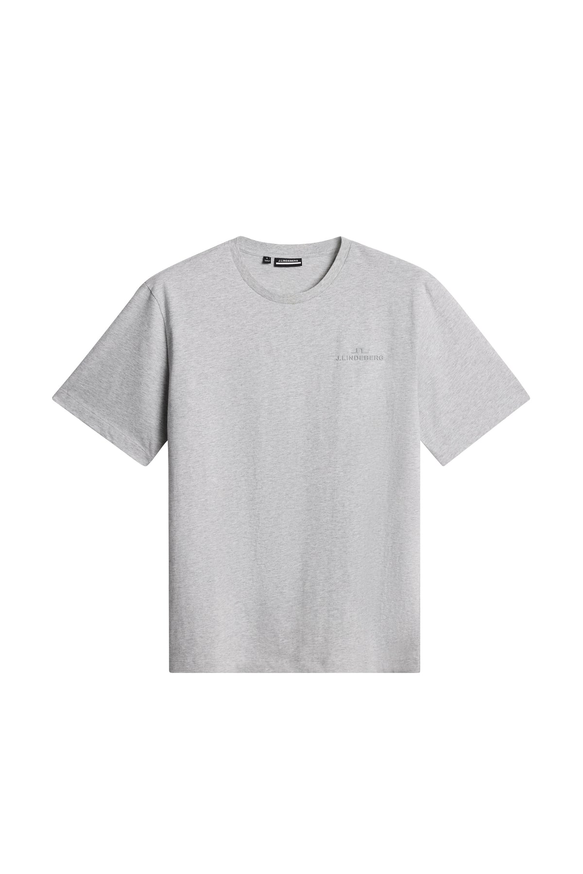 Alpha T-shirt in Light Grey Melange by J.Lindeberg