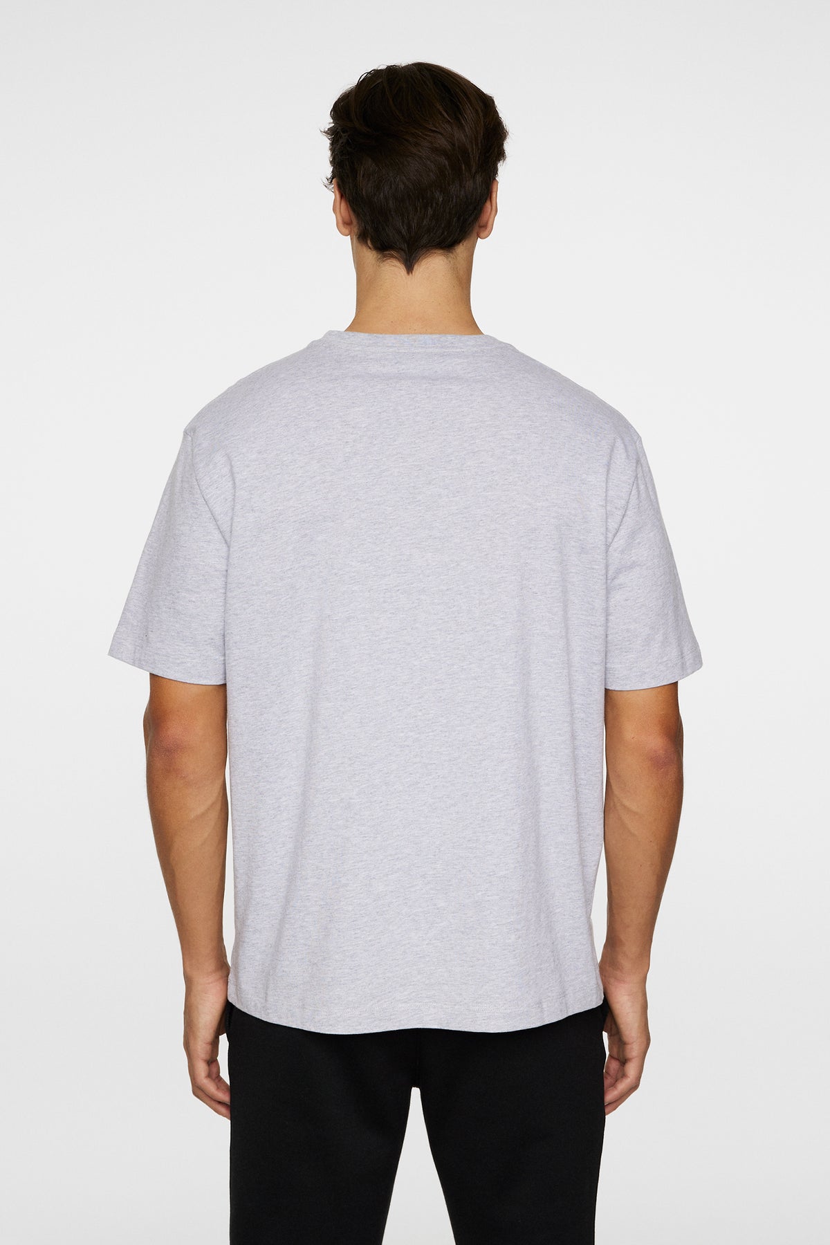 Baldwin T-shirt in Light Grey Melange by J.Lindeberg