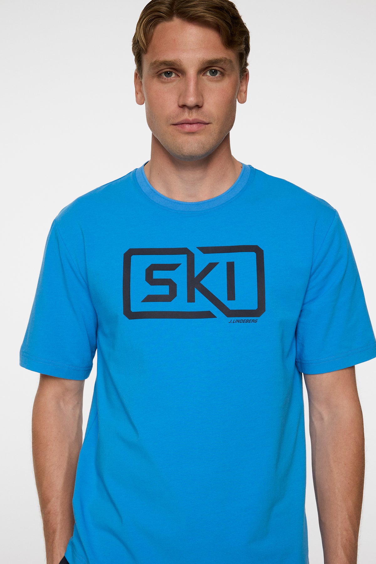 Jayden T-shirt in Sonic Blue by J.Lindeberg