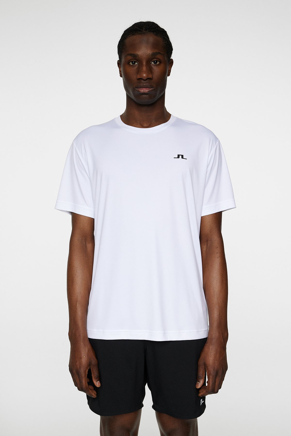 Ade T-shirt in White by J.Lindeberg