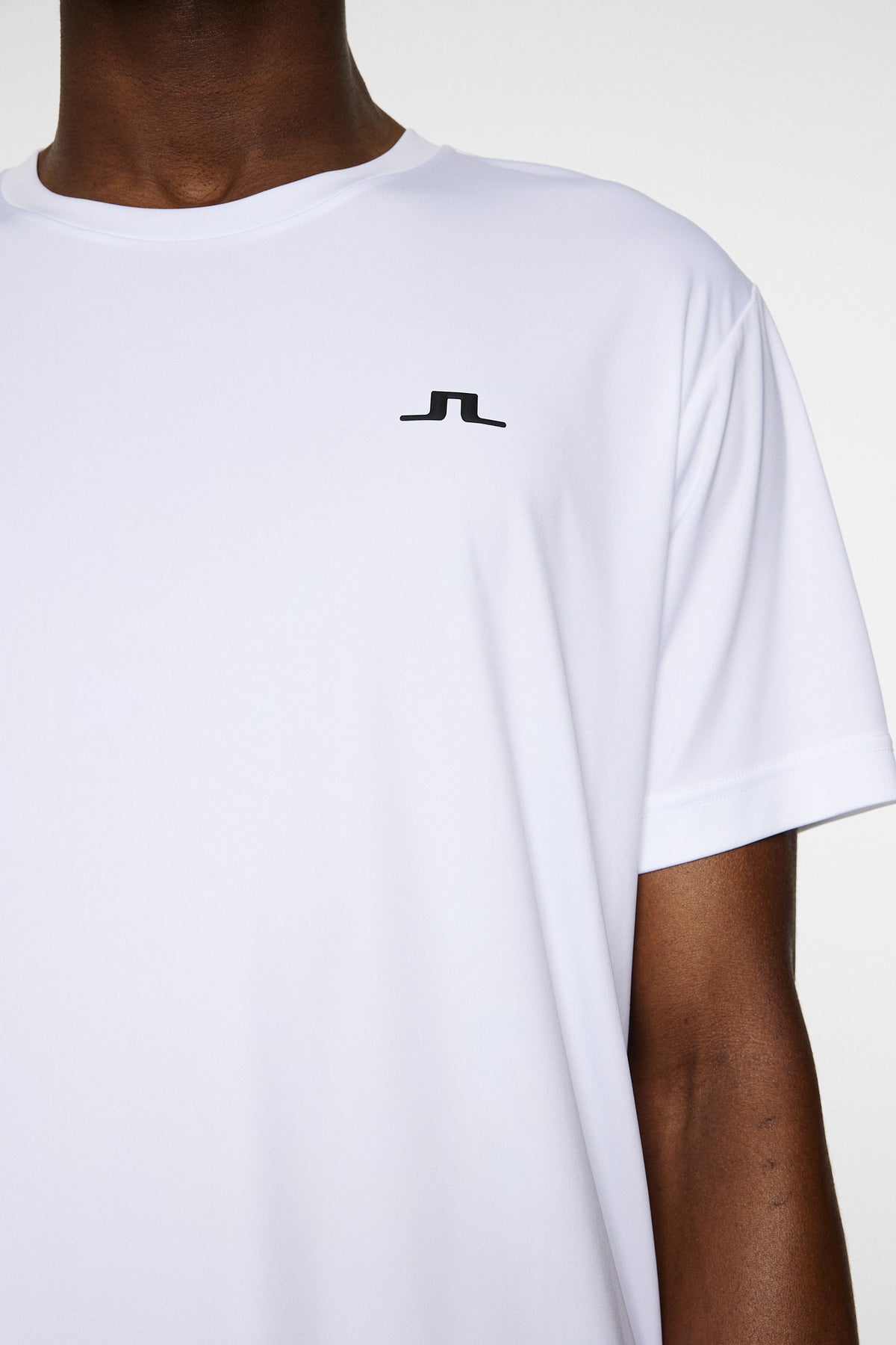 Ade T-shirt in White by J.Lindeberg
