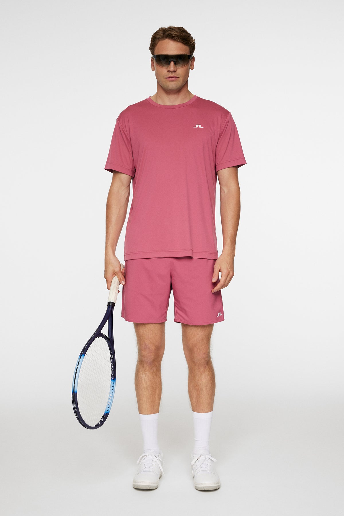 Ade T-shirt in Rose Wine by J.Lindeberg