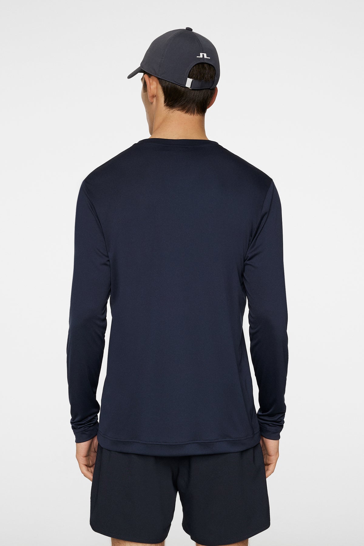 Ade T-shirt LS in JL Navy by J.Lindeberg