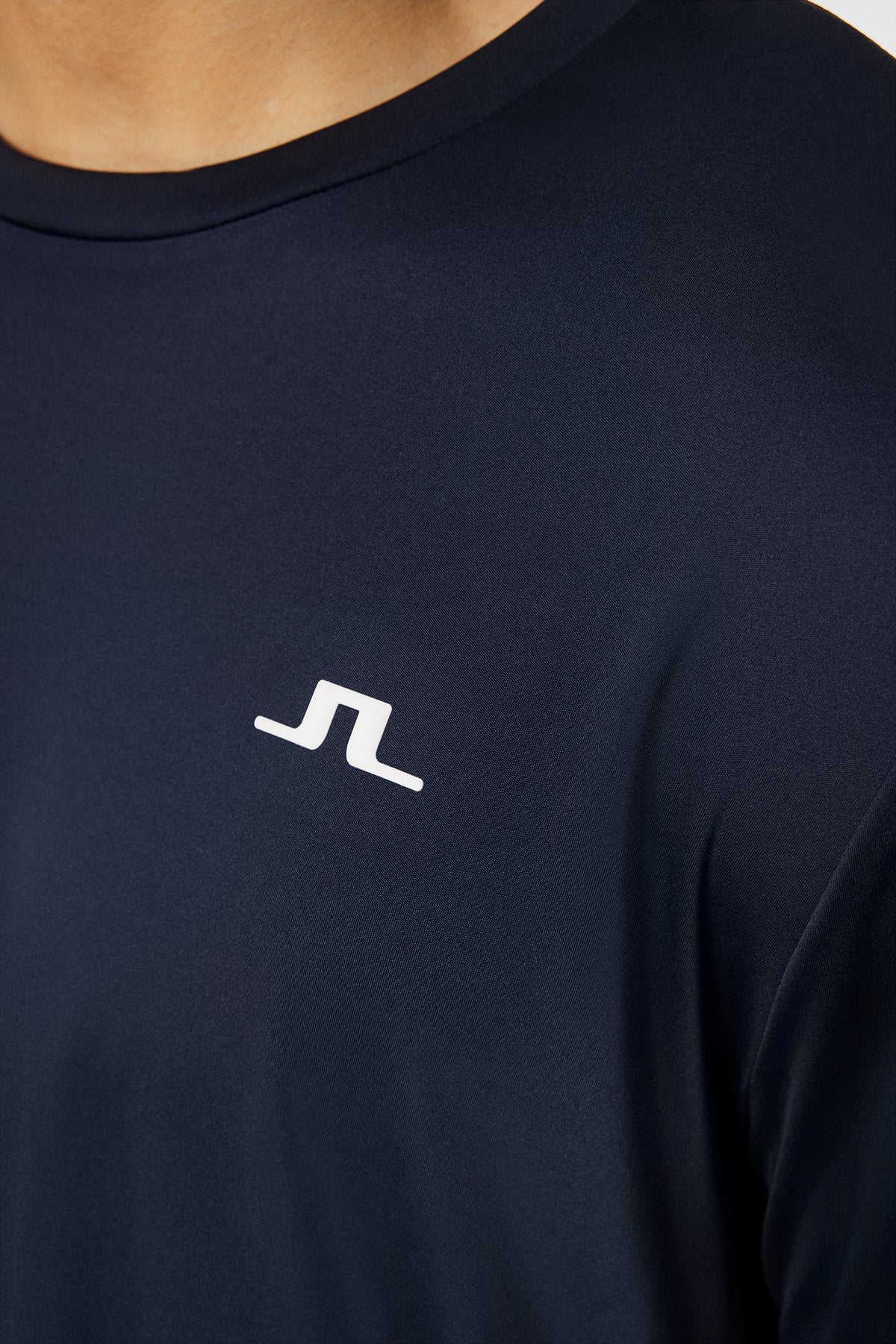 Ade T-shirt LS in JL Navy by J.Lindeberg