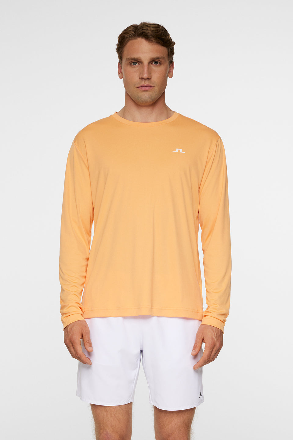 Ade T-shirt LS / Mock Orange