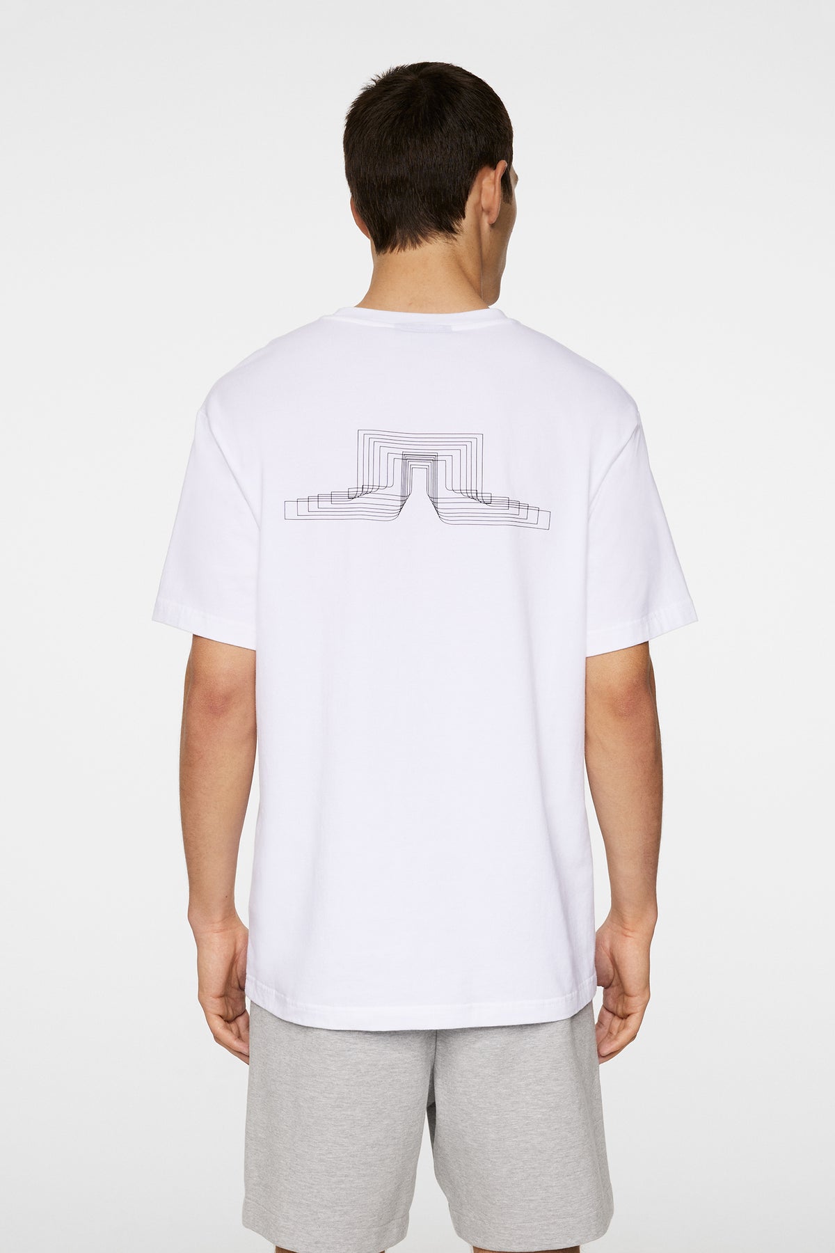 Darren T-shirt in White by J.Lindeberg