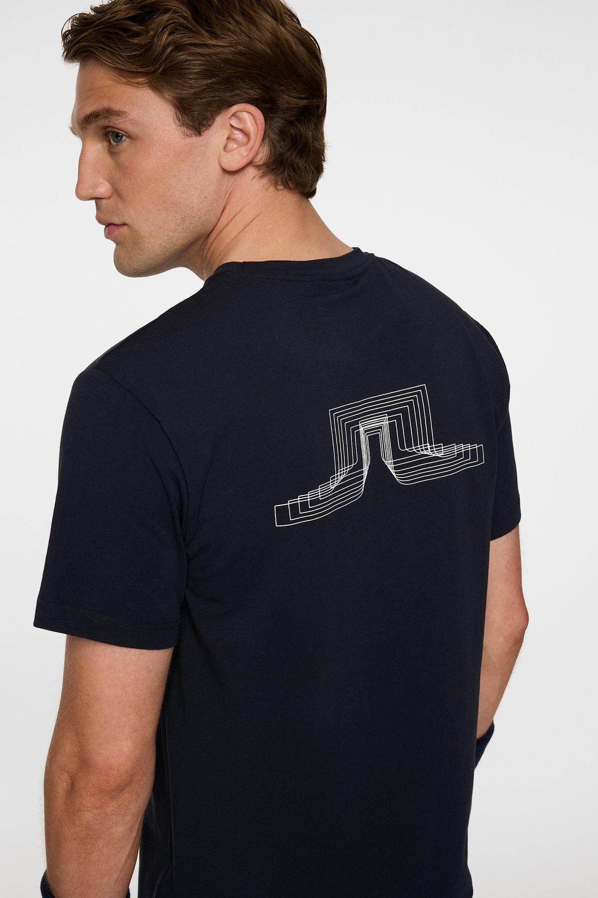 Darren T-shirt in JL Navy by J.Lindeberg