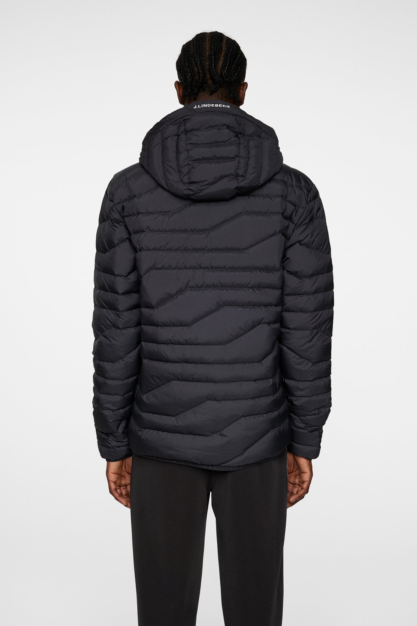 Cliff Light Down Hood in Black by J.Lindeberg