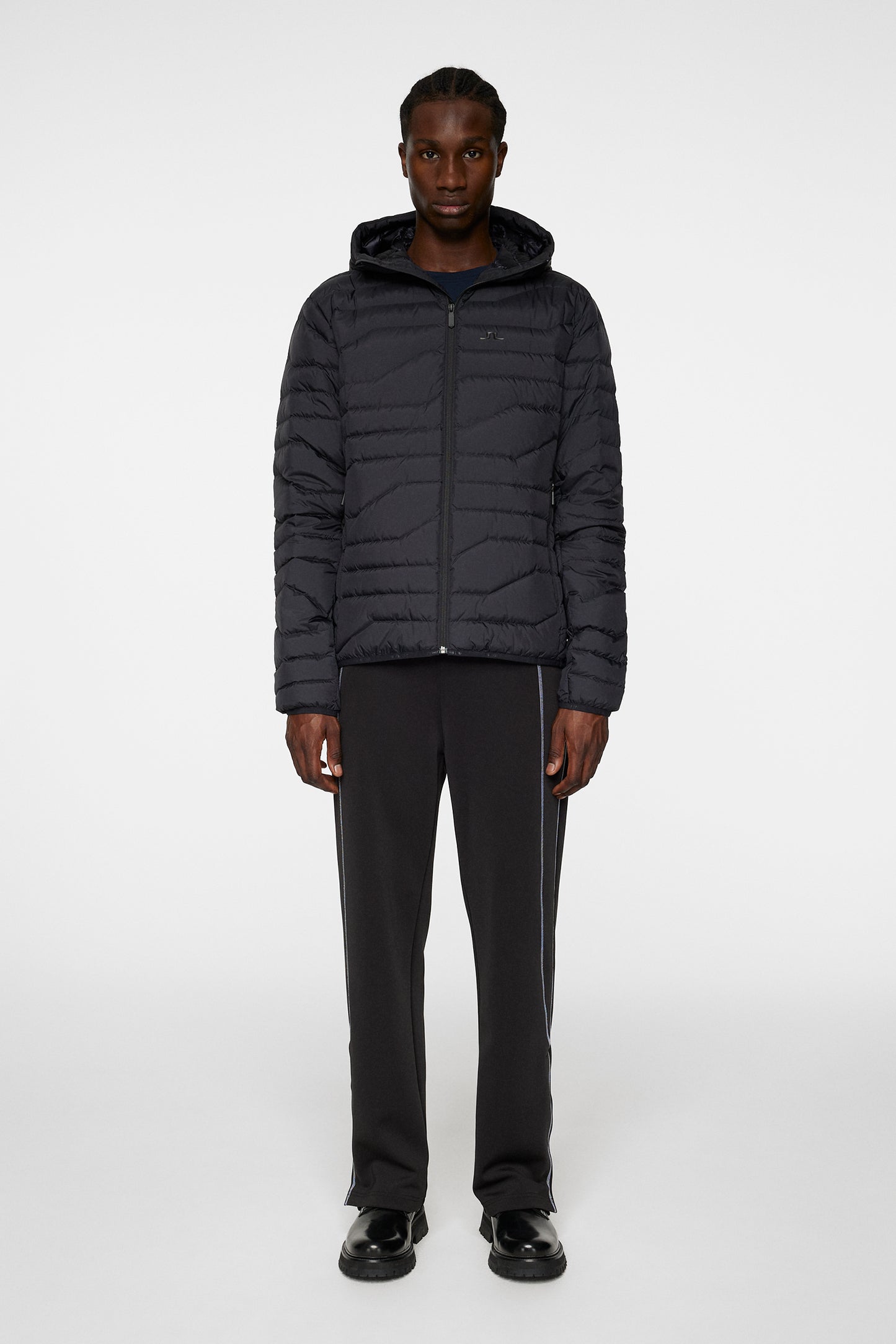 Cliff Light Down Hood in Black by J.Lindeberg