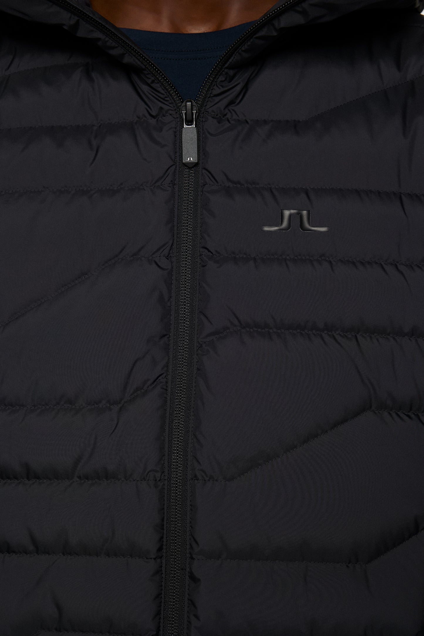Cliff Light Down Hood in Black by J.Lindeberg
