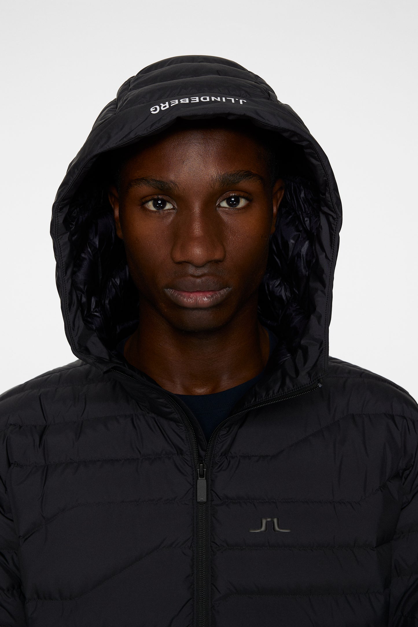 Cliff Light Down Hood in Black by J.Lindeberg