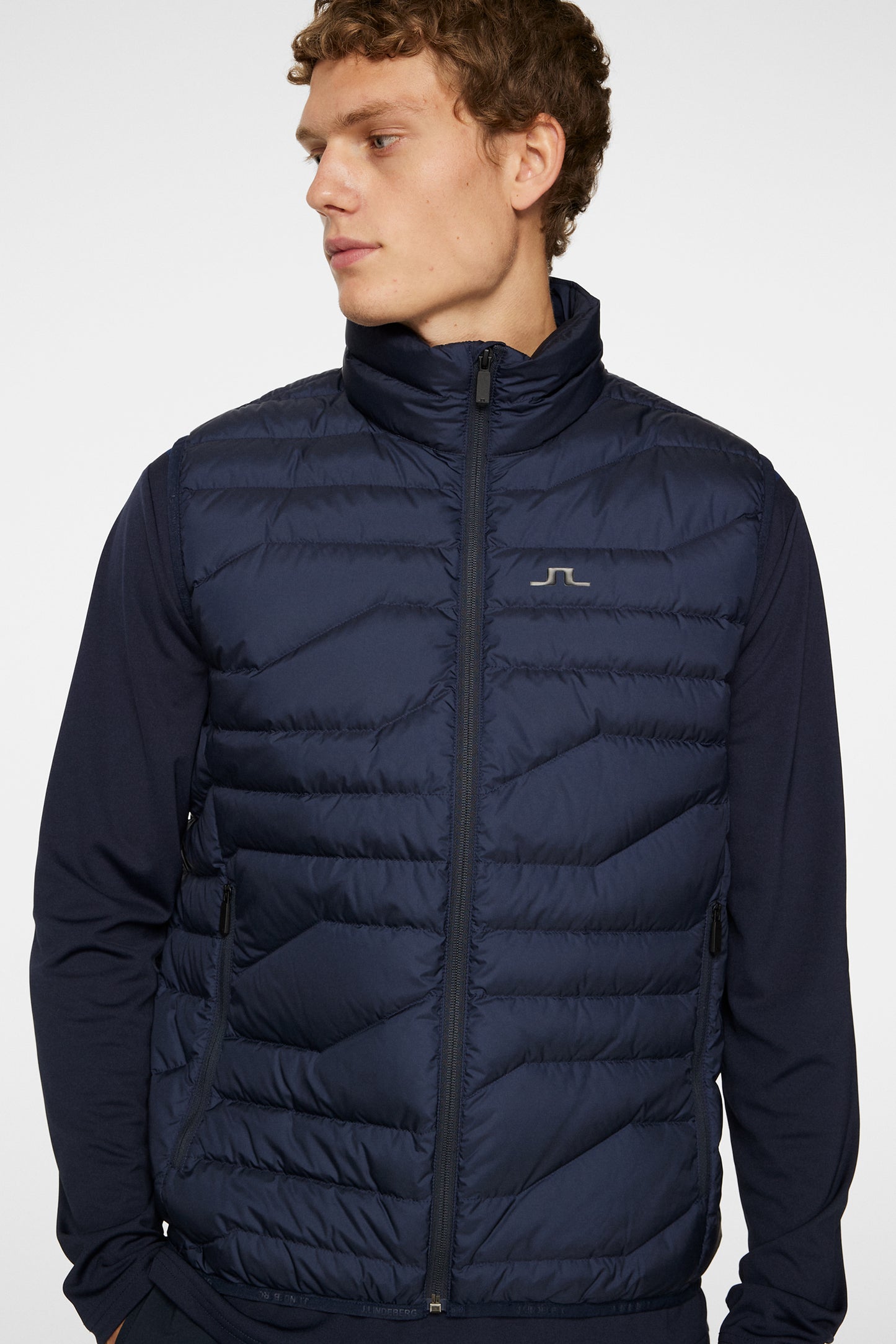 Cliff Light Down Vest in JL Navy by J.Lindeberg