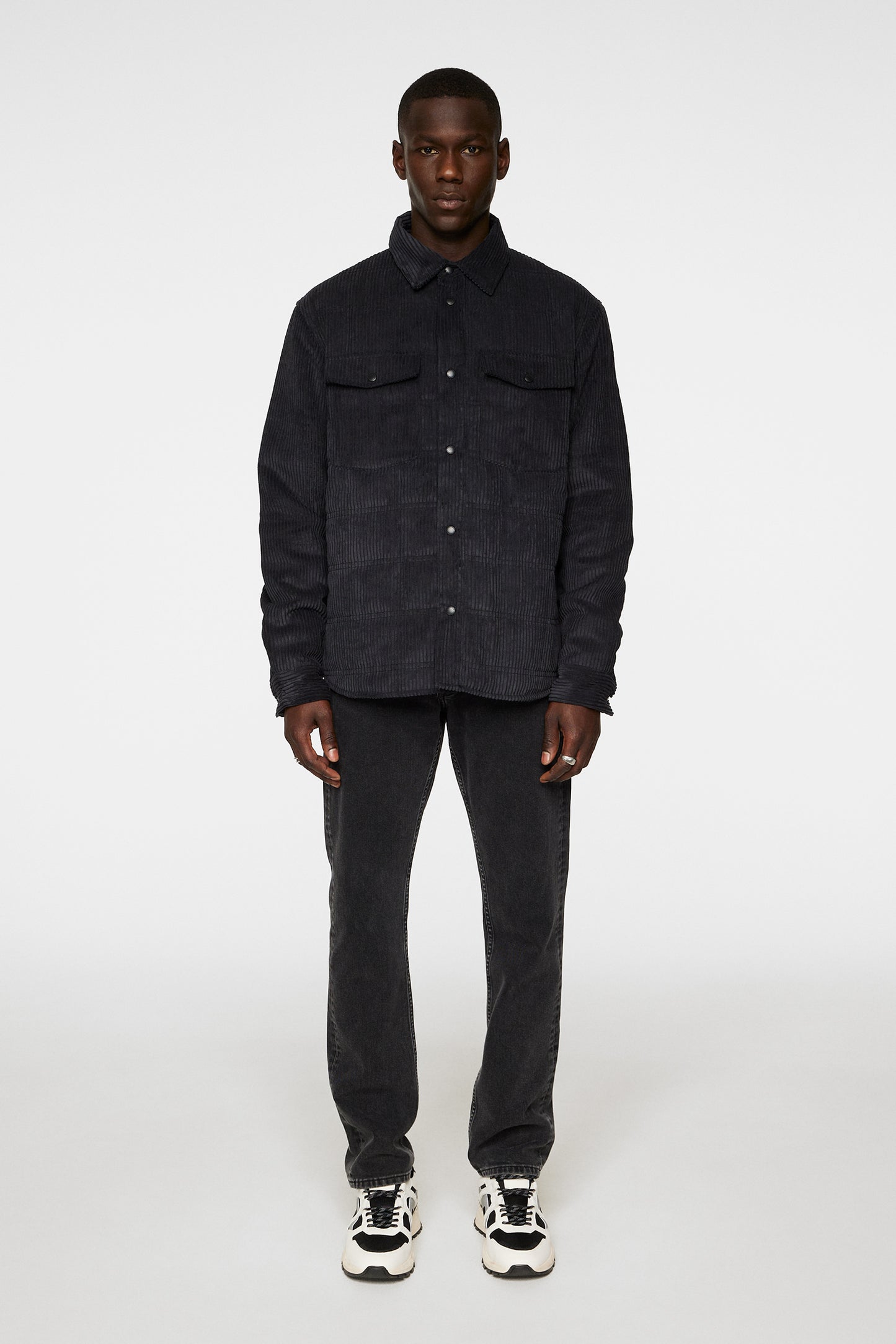 Jasper Overshirt in Black by J.Lindeberg