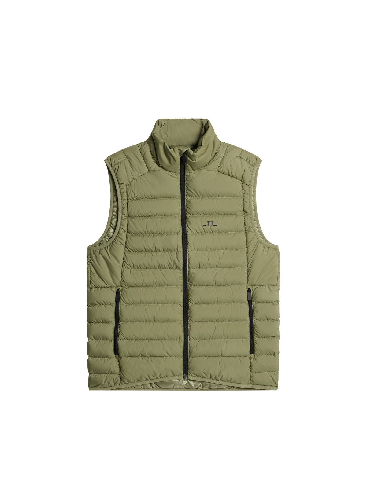 Oden Light Down Vest in Oil Green by J.Lindeberg
