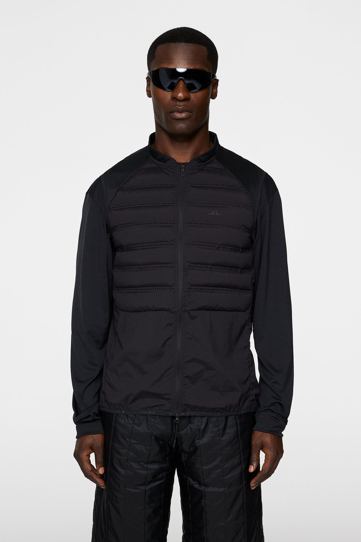 Juliano Pro Pack Vest in Black by J.Lindeberg