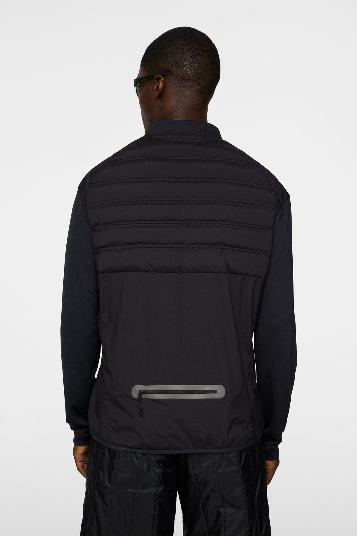 Juliano Pro Pack Vest in Black by J.Lindeberg