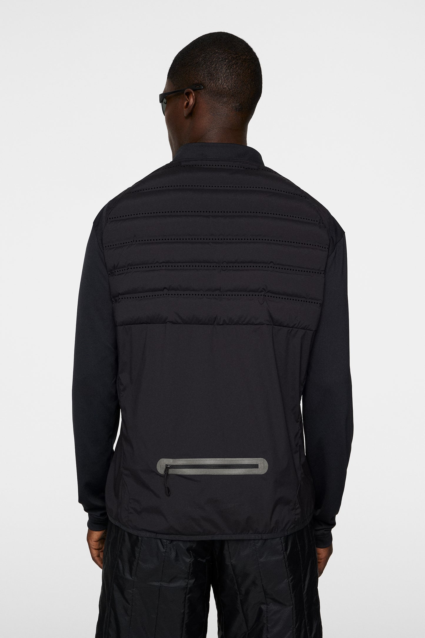 Juliano Pro Pack Vest in Black by J.Lindeberg