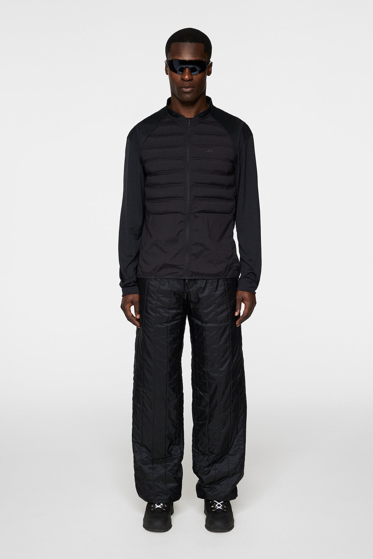 Juliano Pro Pack Vest in Black by J.Lindeberg