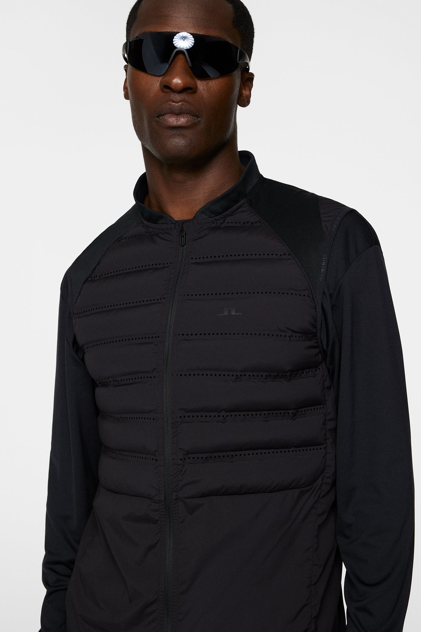 Juliano Pro Pack Vest in Black by J.Lindeberg