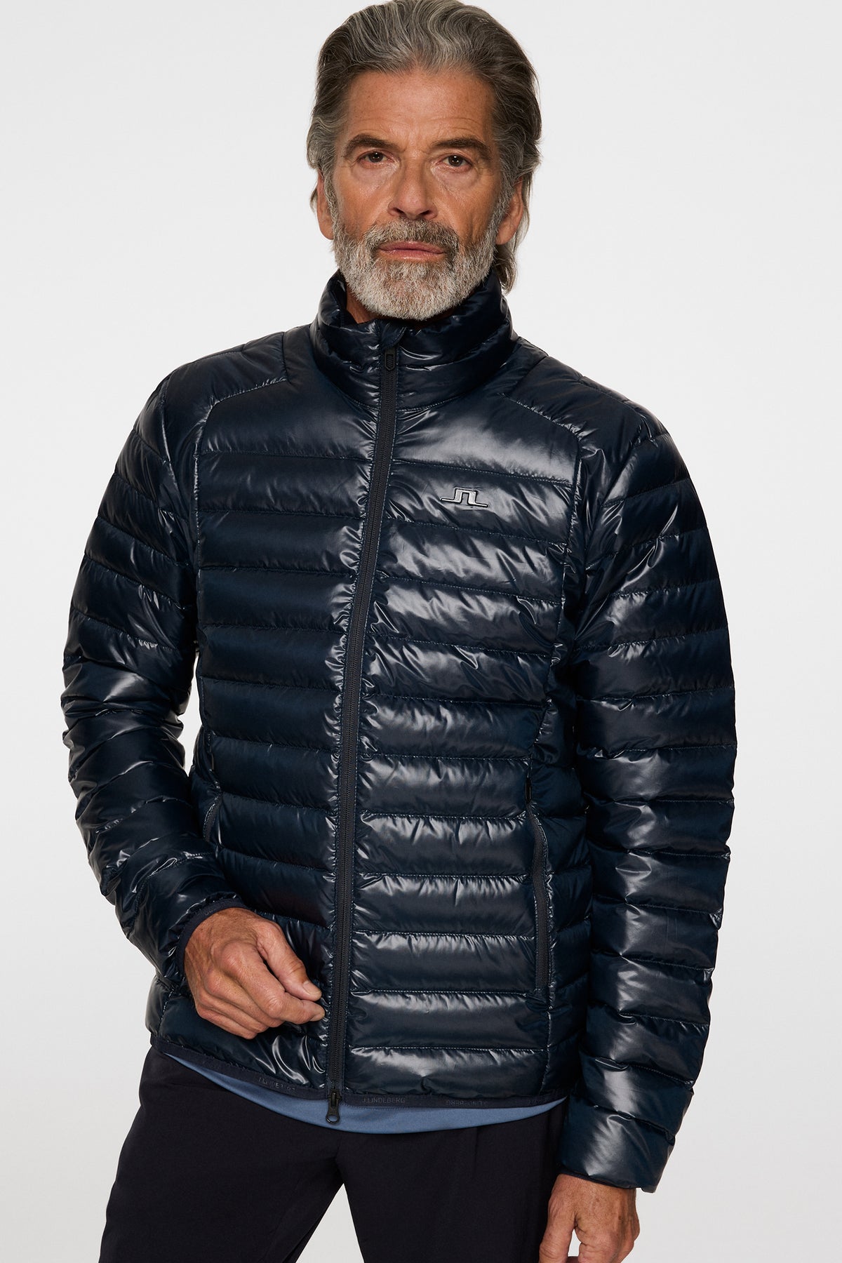 Oden Light Down Jacket in JL Navy by J.Lindeberg