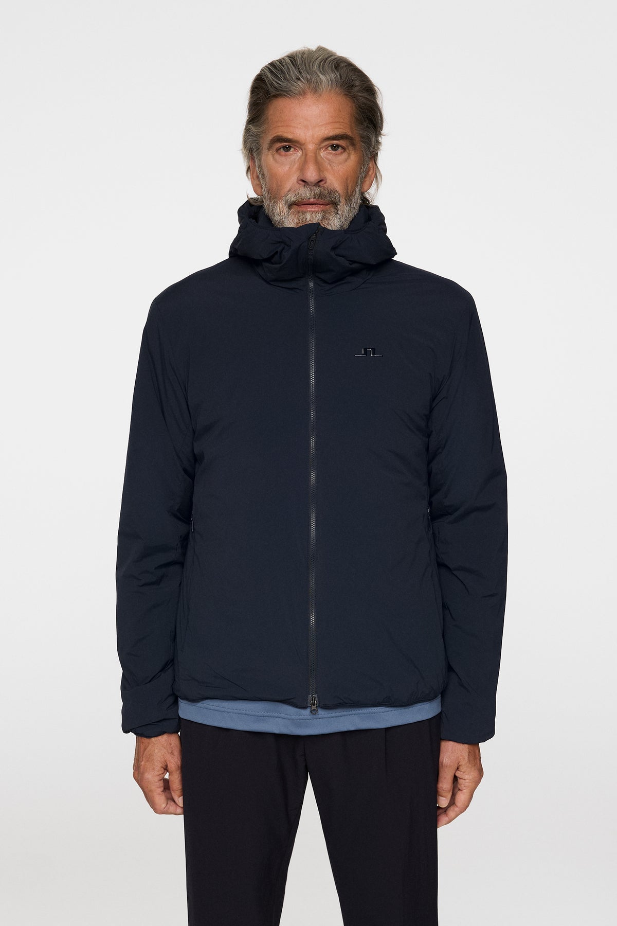 Clinton Hood in JL Navy by J.Lindeberg