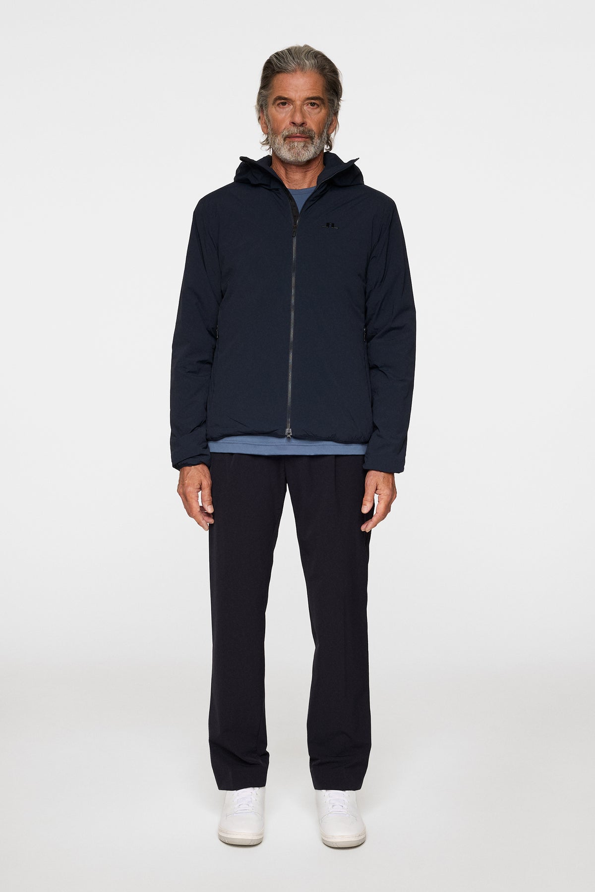 Clinton Hood in JL Navy by J.Lindeberg