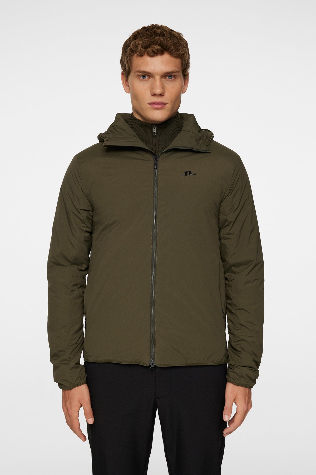 Clinton Hood in Forest Green by J.Lindeberg