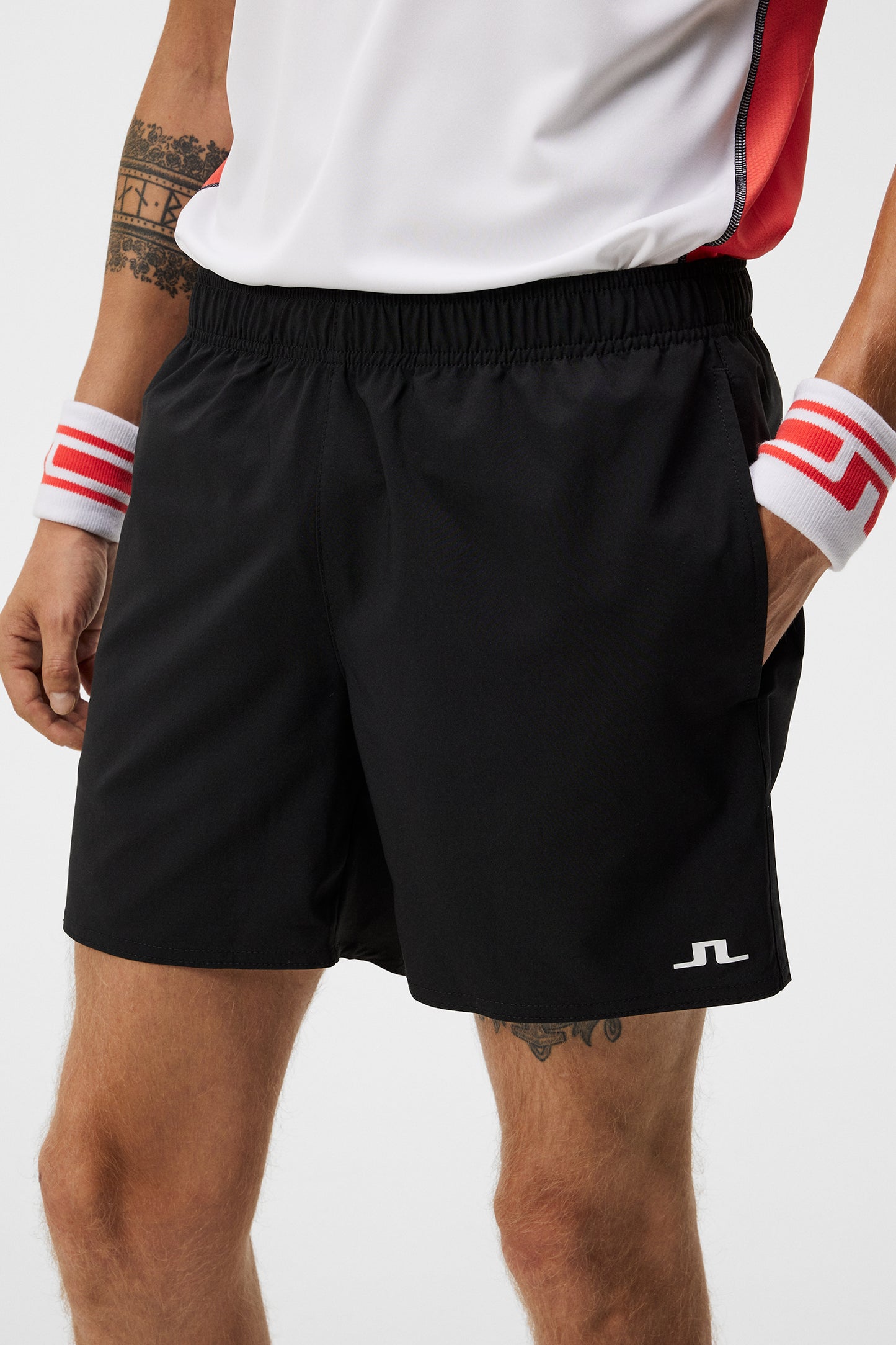 Preston Shorts in Black by J.Lindeberg