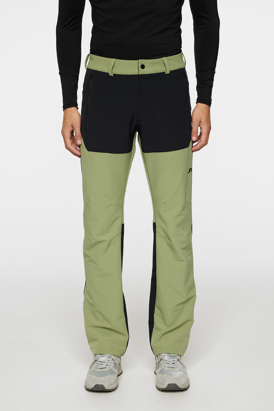 Marko Colour Block Pant / Oil Green