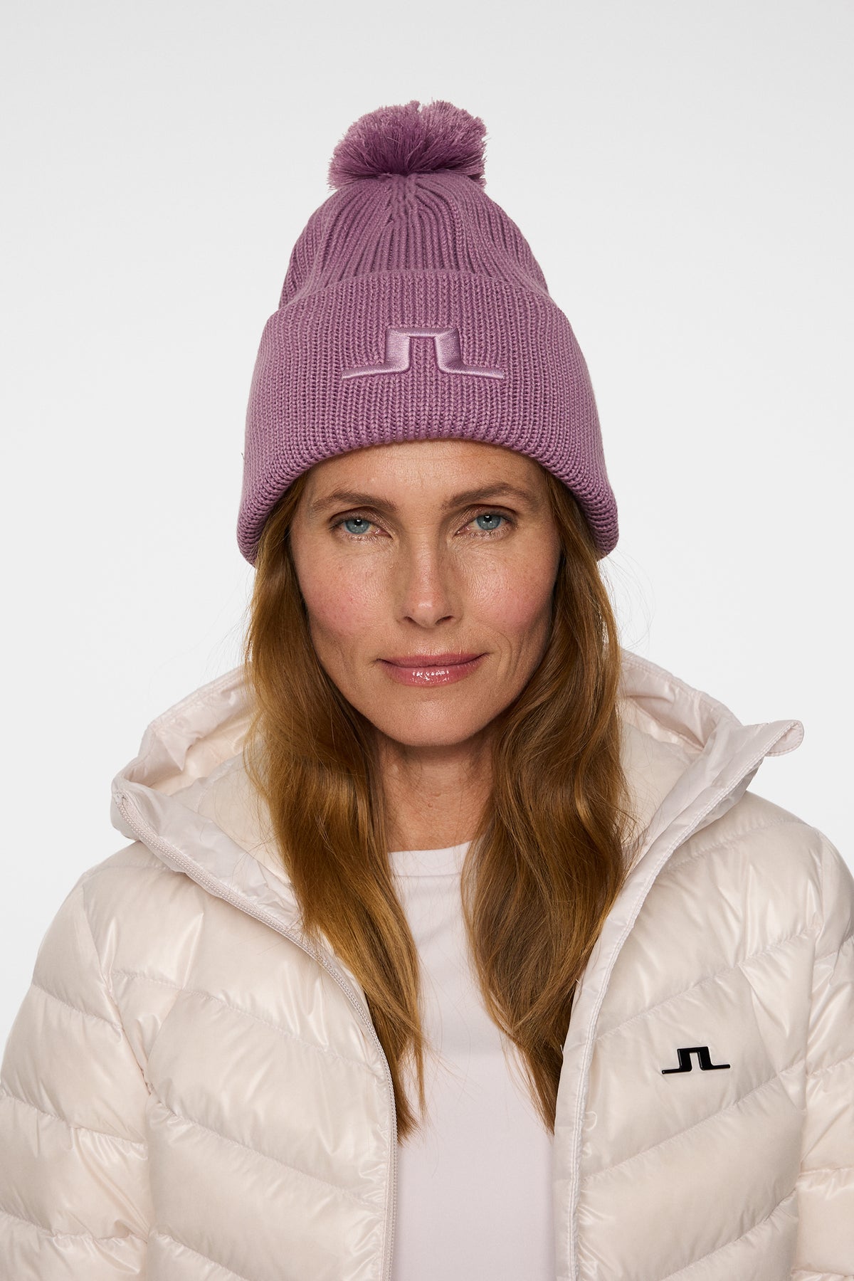 Grace Beanie in Very Grape by J.Lindeberg