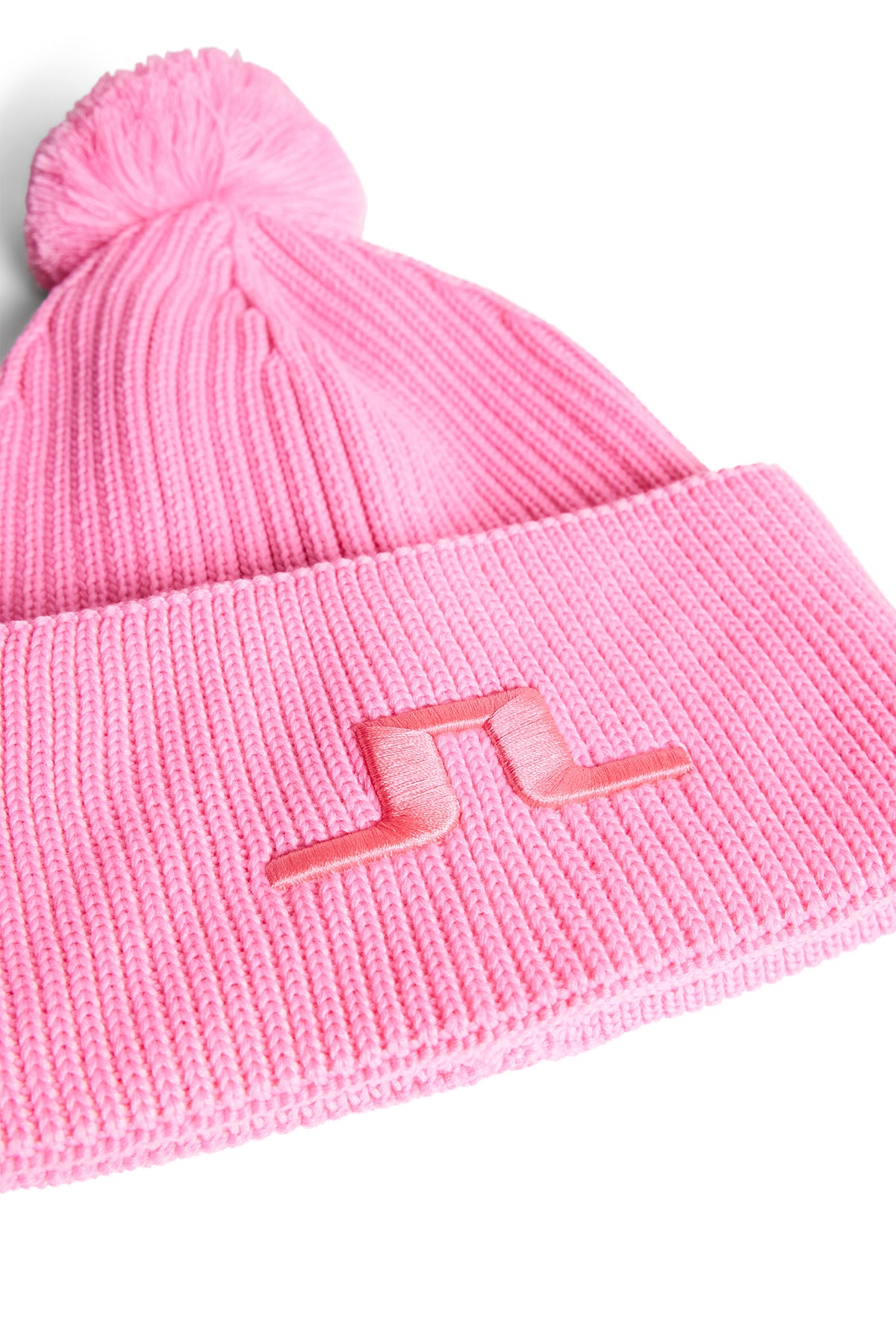 Grace Beanie in Eosine Pink by J.Lindeberg
