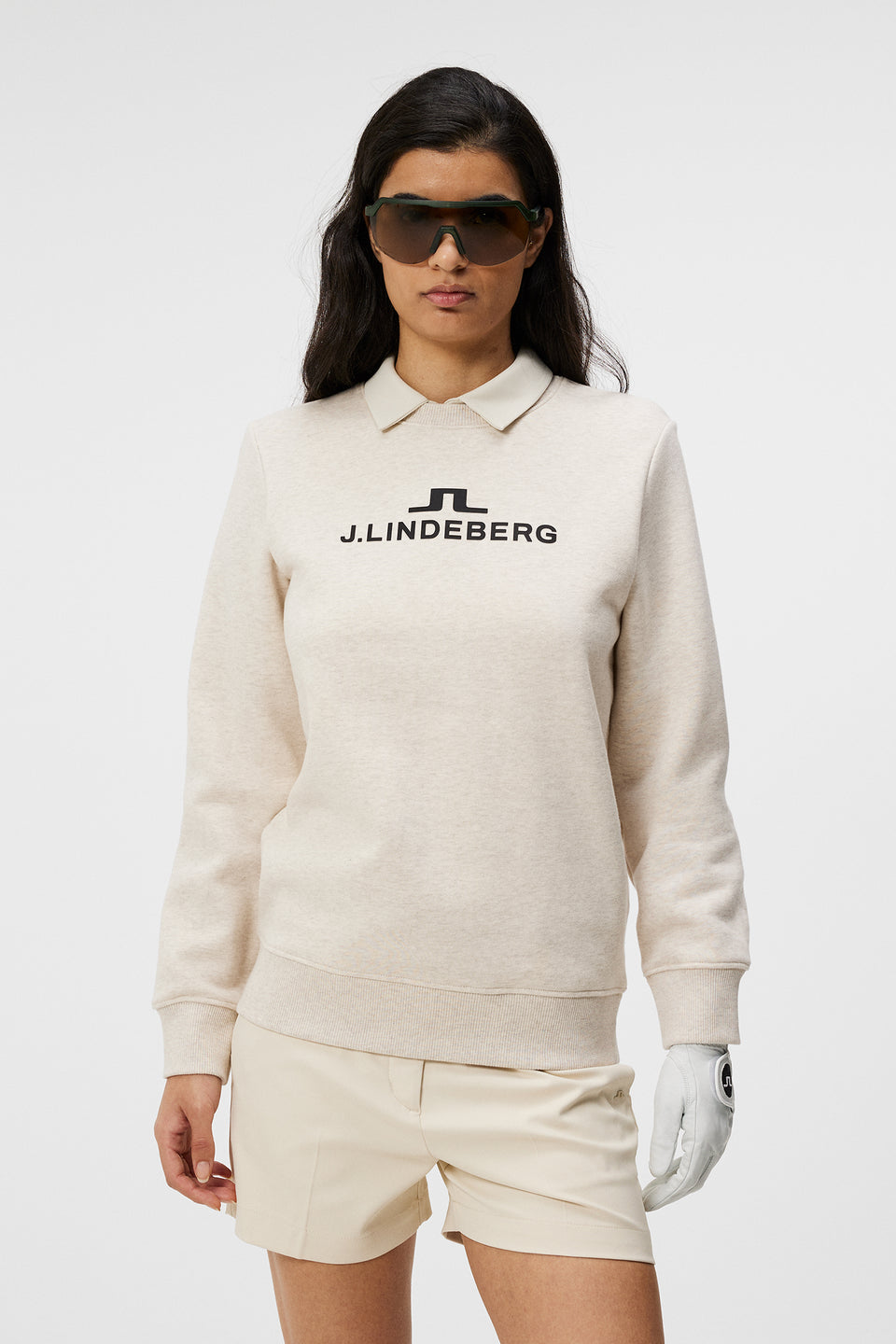 W Alpha Crew Neck / Beige Melange