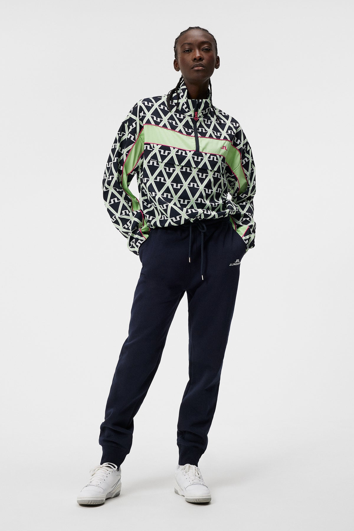 W Alpha Pant in JL Navy by J.Lindeberg