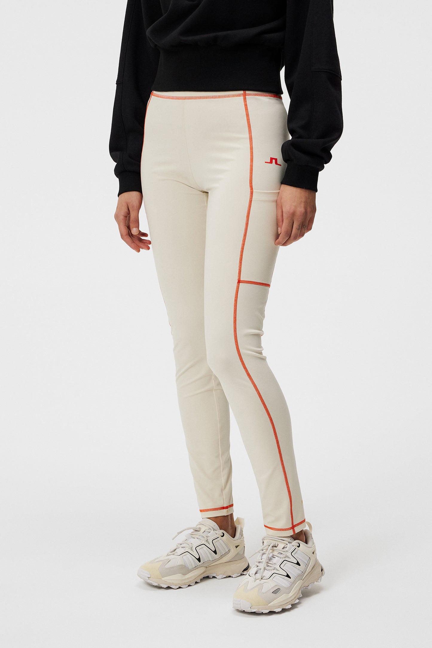 Mena Tights in Almond Milk by J.Lindeberg