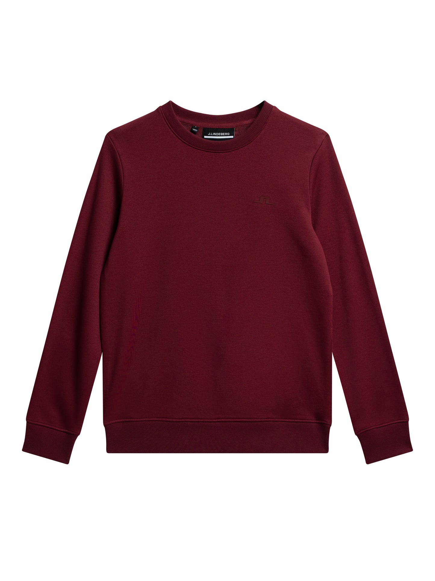 W Alpha Crew Neck in Cabernet by J.Lindeberg