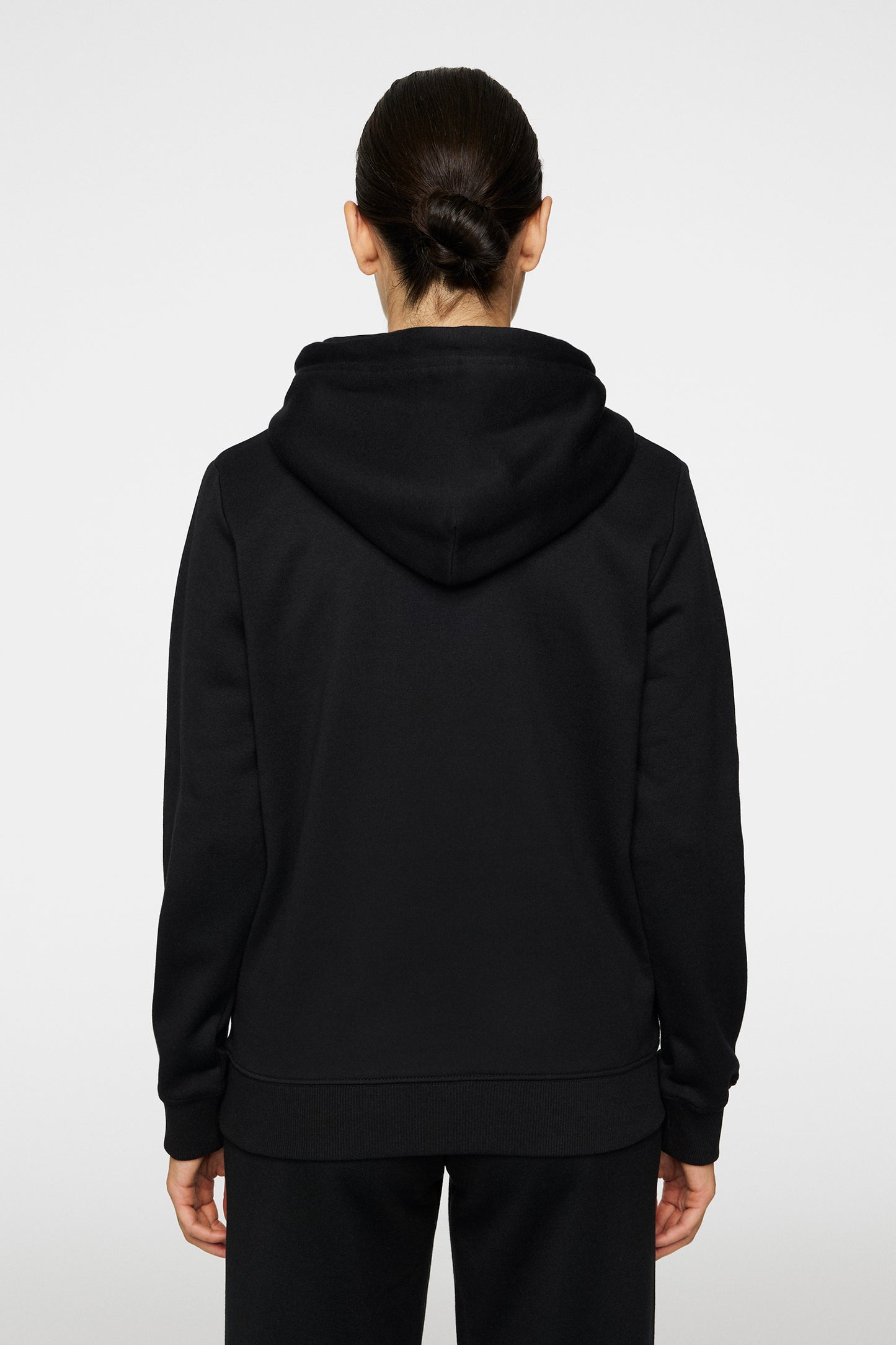W Alpha Hood in Black by J.Lindeberg