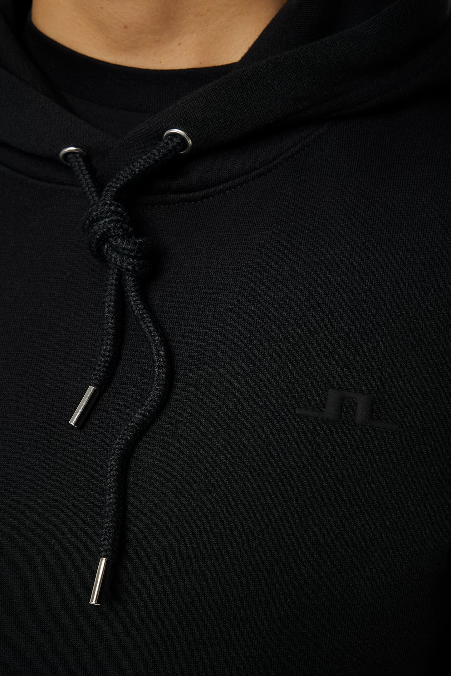 W Alpha Hood in Black by J.Lindeberg