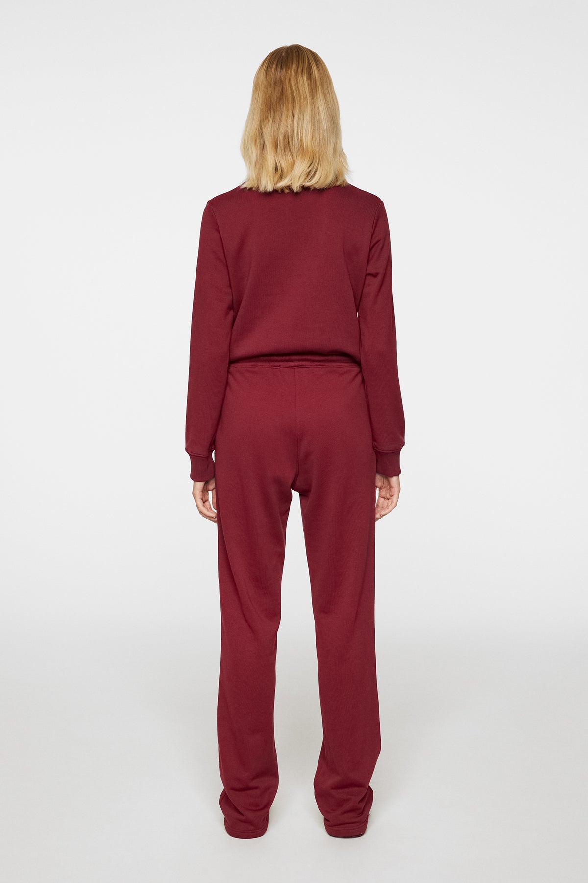 W Alpha Pant in Cabernet by J.Lindeberg