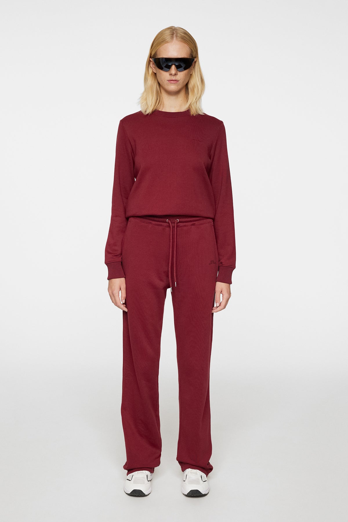 W Alpha Pant in Cabernet by J.Lindeberg