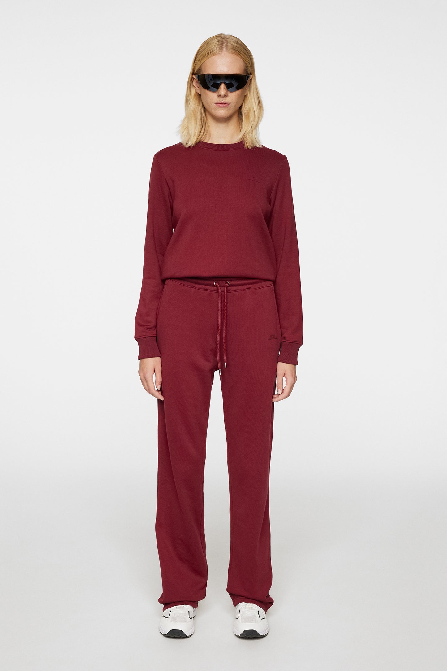 W Alpha Pant in Cabernet by J.Lindeberg