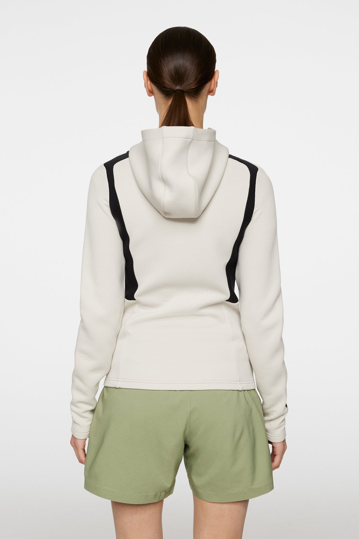 Ella Zip Hood in Moonbeam by J.Lindeberg