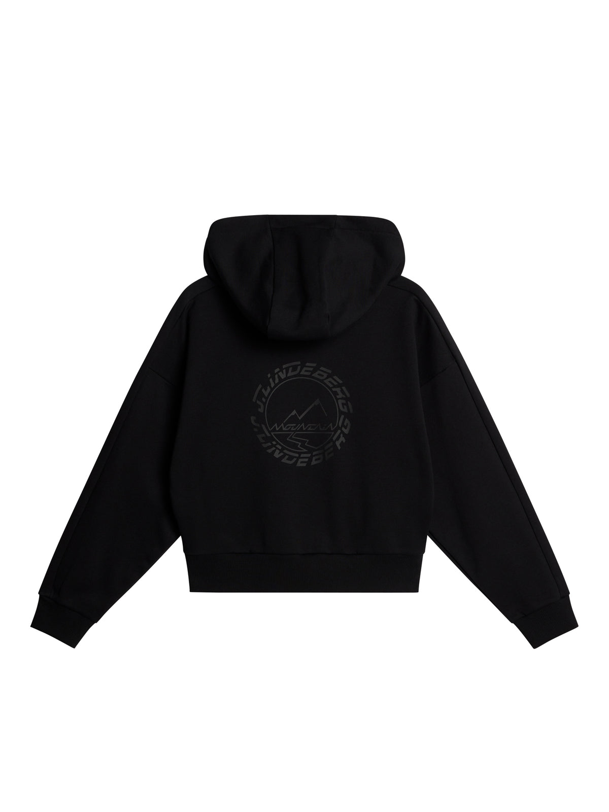 Sky Hood Sweatshirt in Black by J.Lindeberg