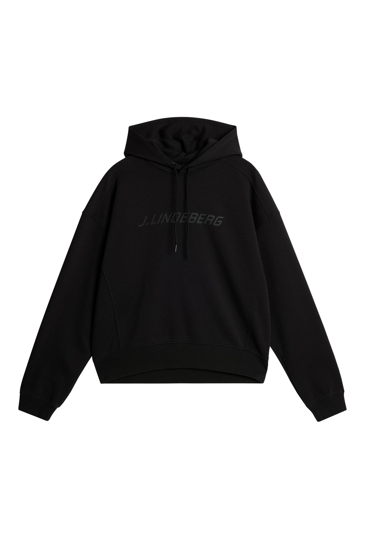 Dawn Hoodie in Black by J.Lindeberg