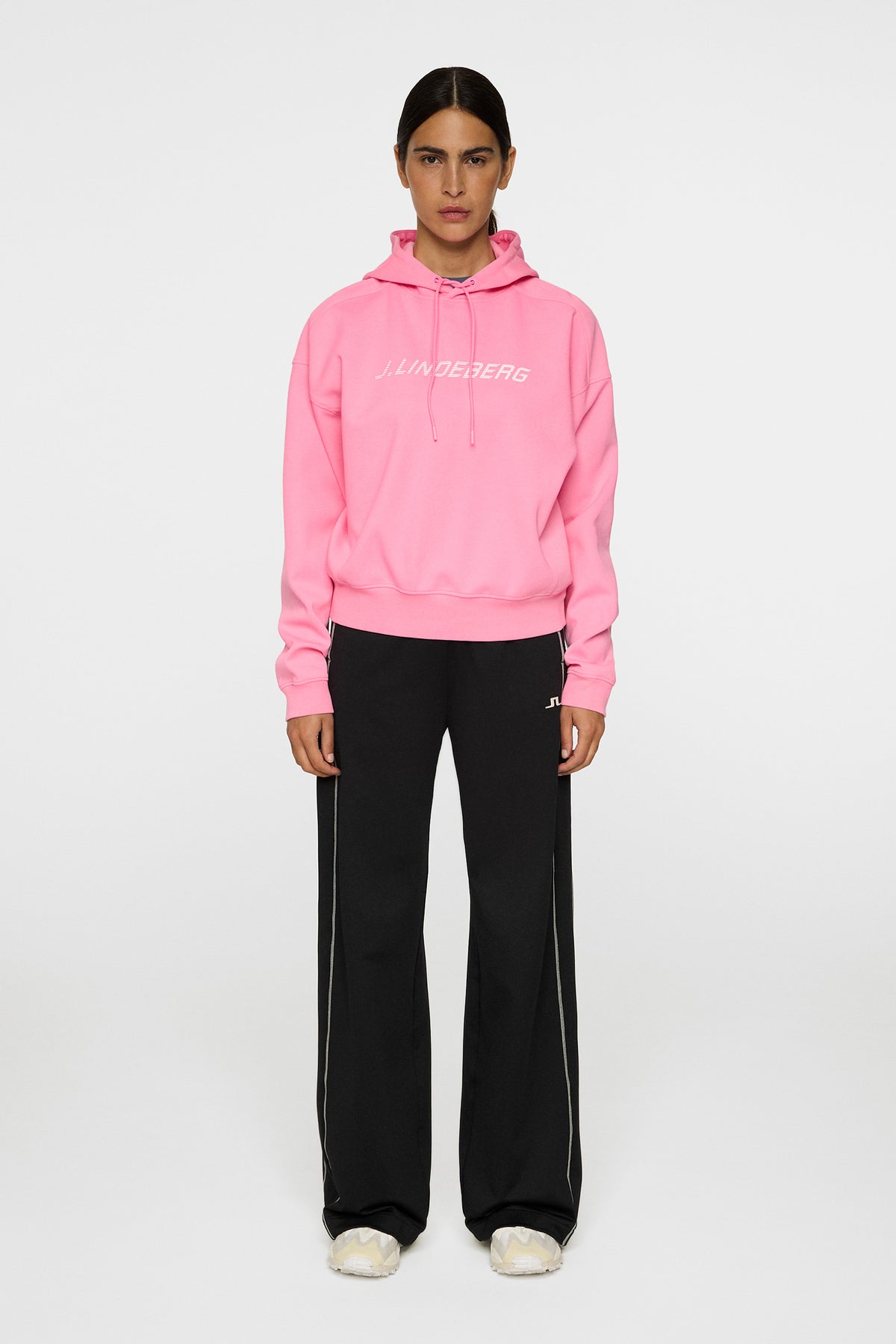 Dawn Hoodie in Eosine Pink by J.Lindeberg