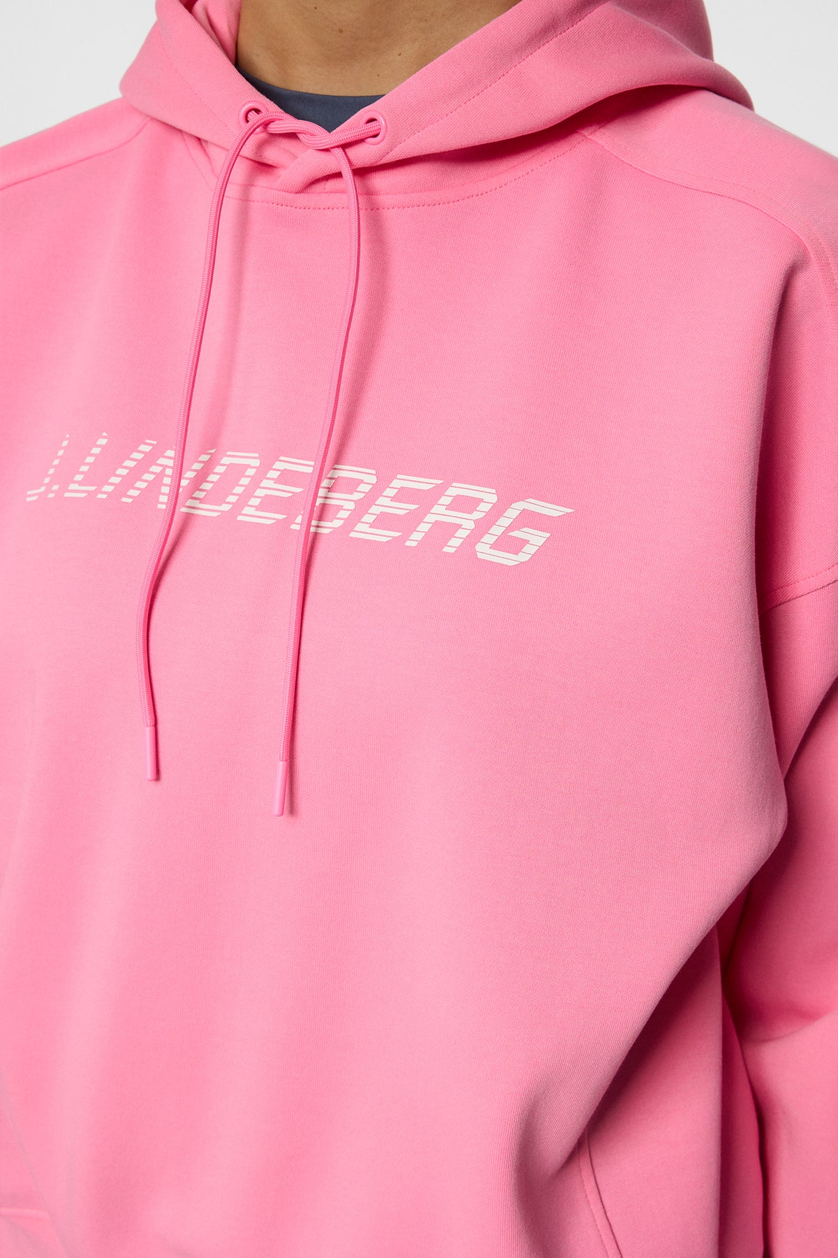 Dawn Hoodie in Eosine Pink by J.Lindeberg