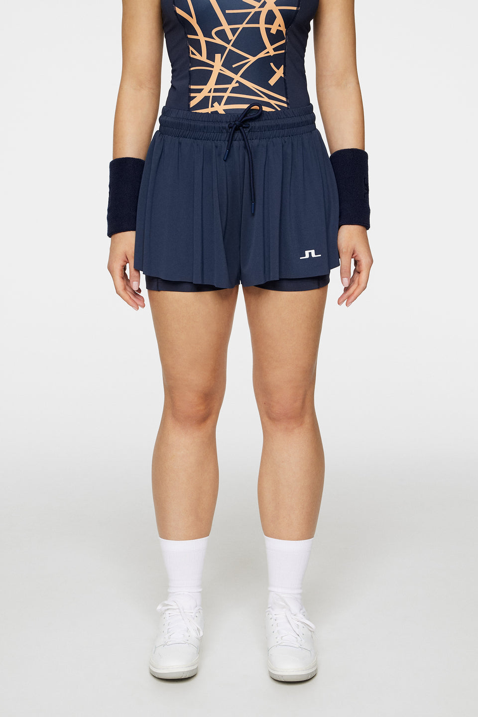 Paulina Jersey Shorts / JL Navy