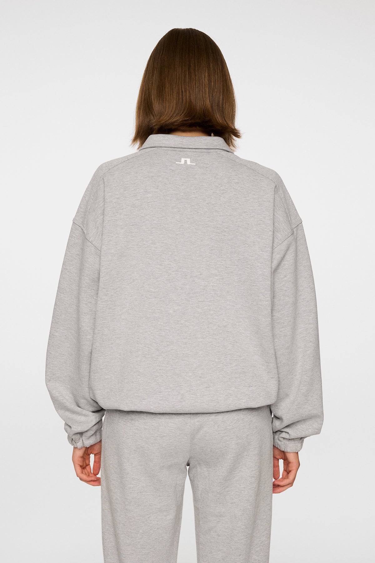 Mikki Sweatshirt in Light Grey Melange by J.Lindeberg