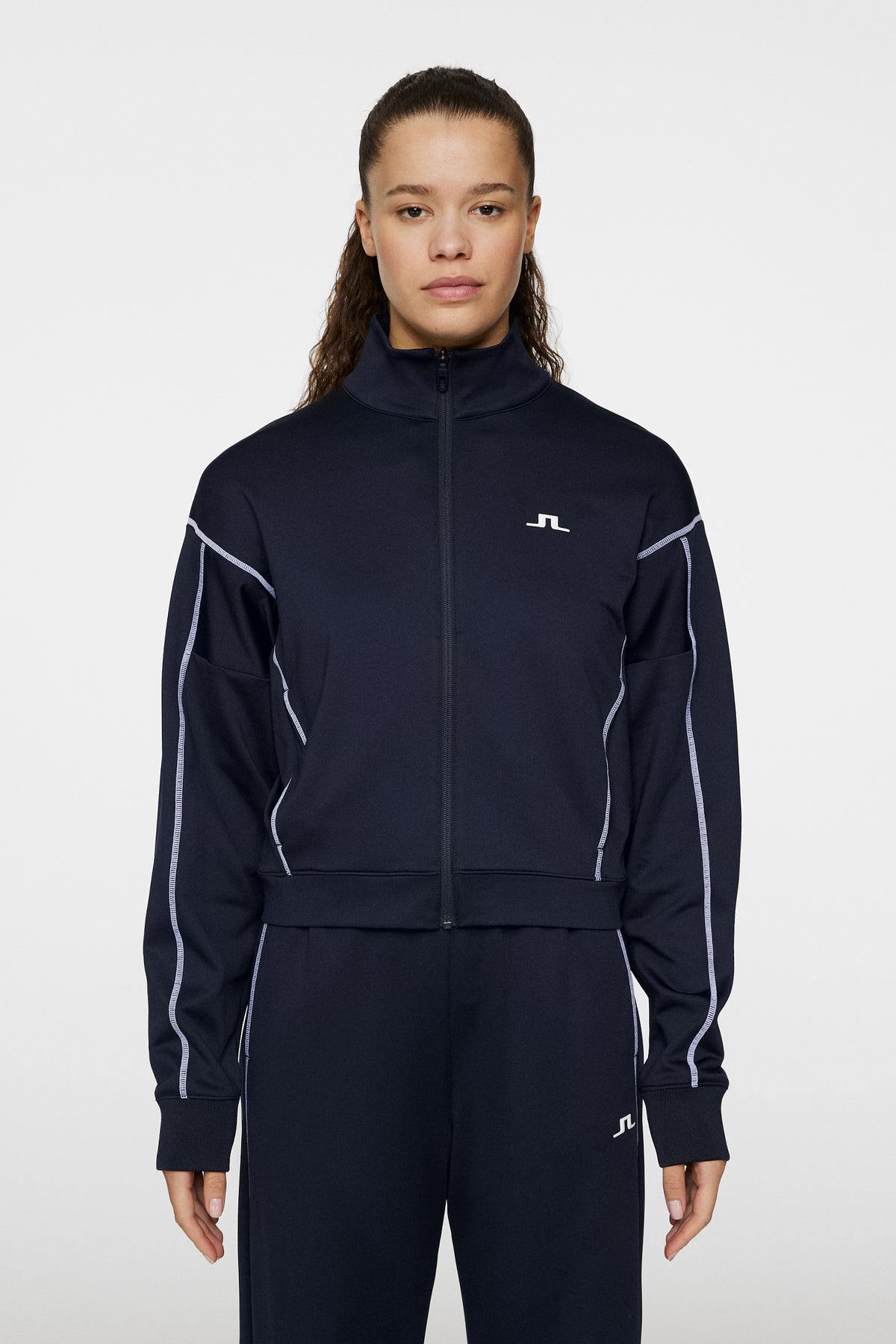 Belinda Track Jacket in JL Navy by J.Lindeberg