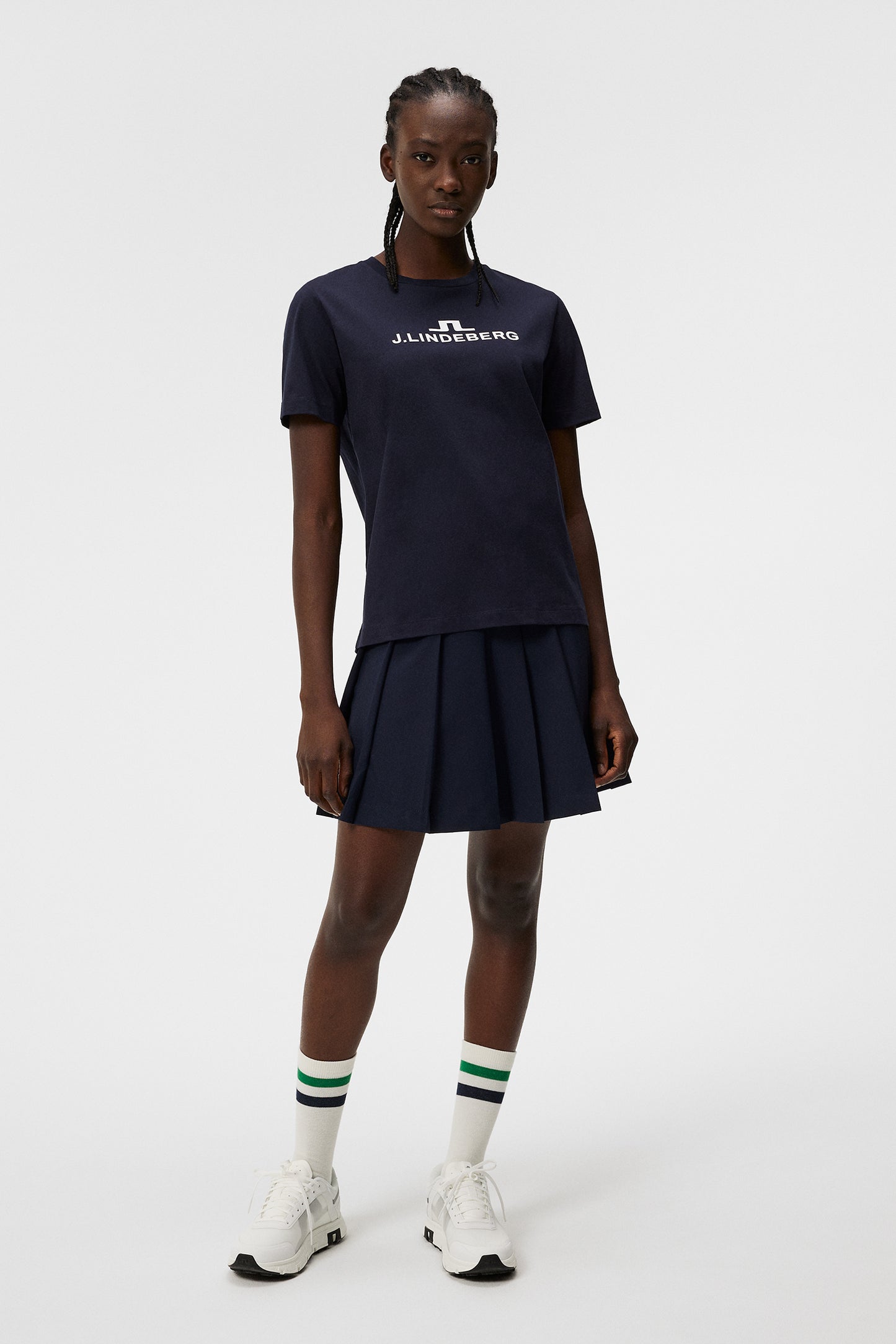 Alpha T-shirt in JL Navy by J.Lindeberg